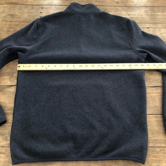 J Crew Mercantile Marled Fleece Zip Up Pullover S - Picture 6 of 7